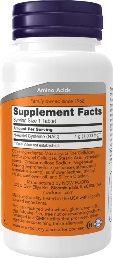 NAC 1000mg - 120 Tabletas