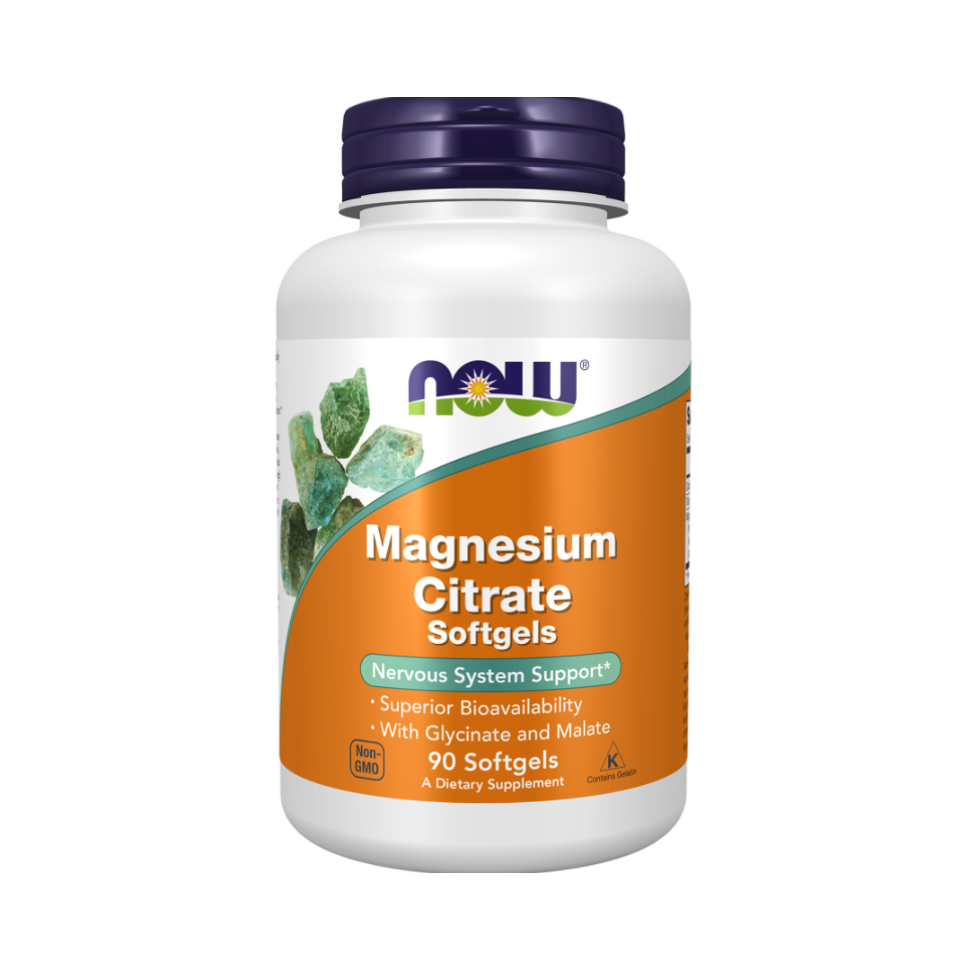 Now Magnesium Citrate 90 Softgels