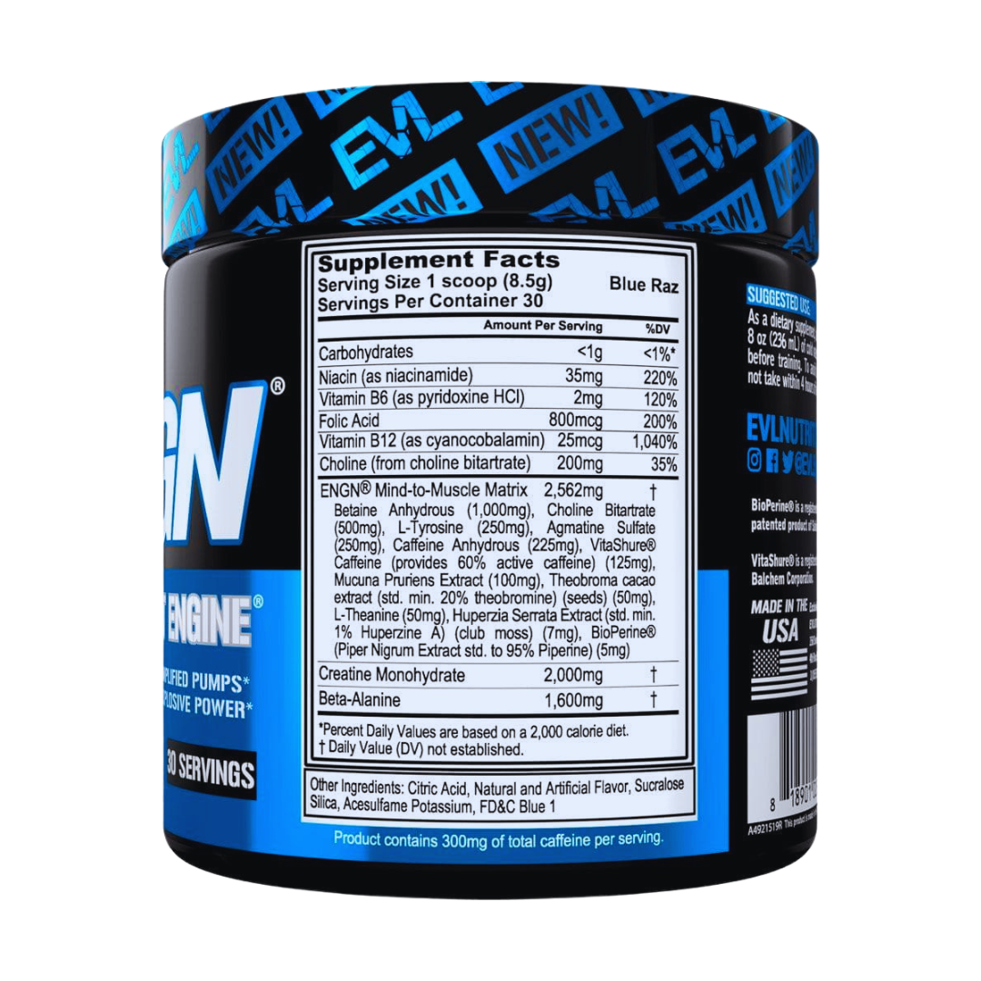 EVL ENGN Pre-Workout 30 Servidas