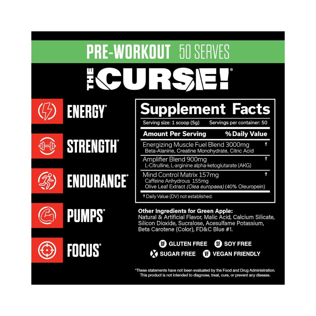 JNX Sports The Curse Pre-Workout 50 Servidas