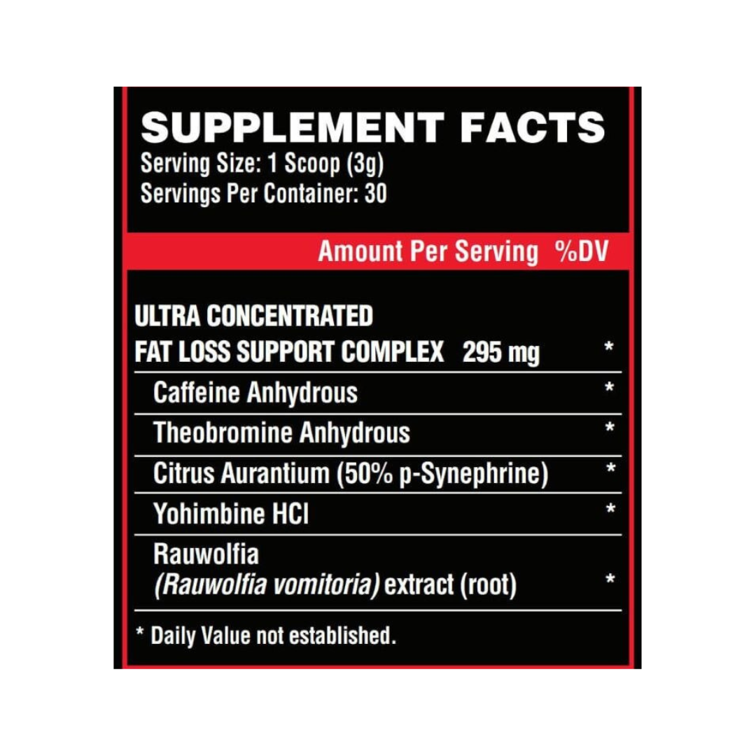 Nutrex Lipo-6 Black Ultra Concentrate Fat Burner 30 Servidas
