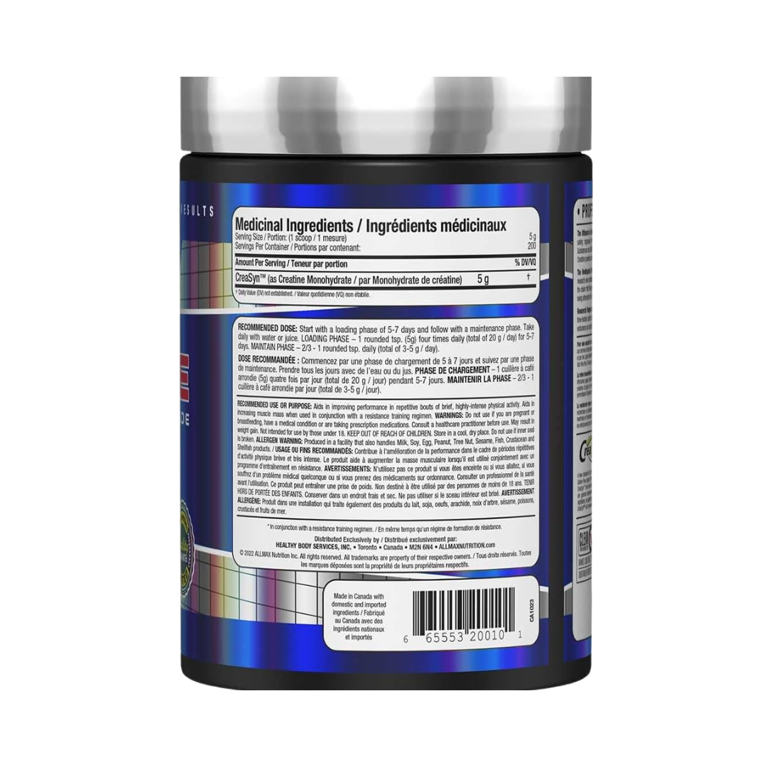 AllMax Creatina 1000g (200 servidas)