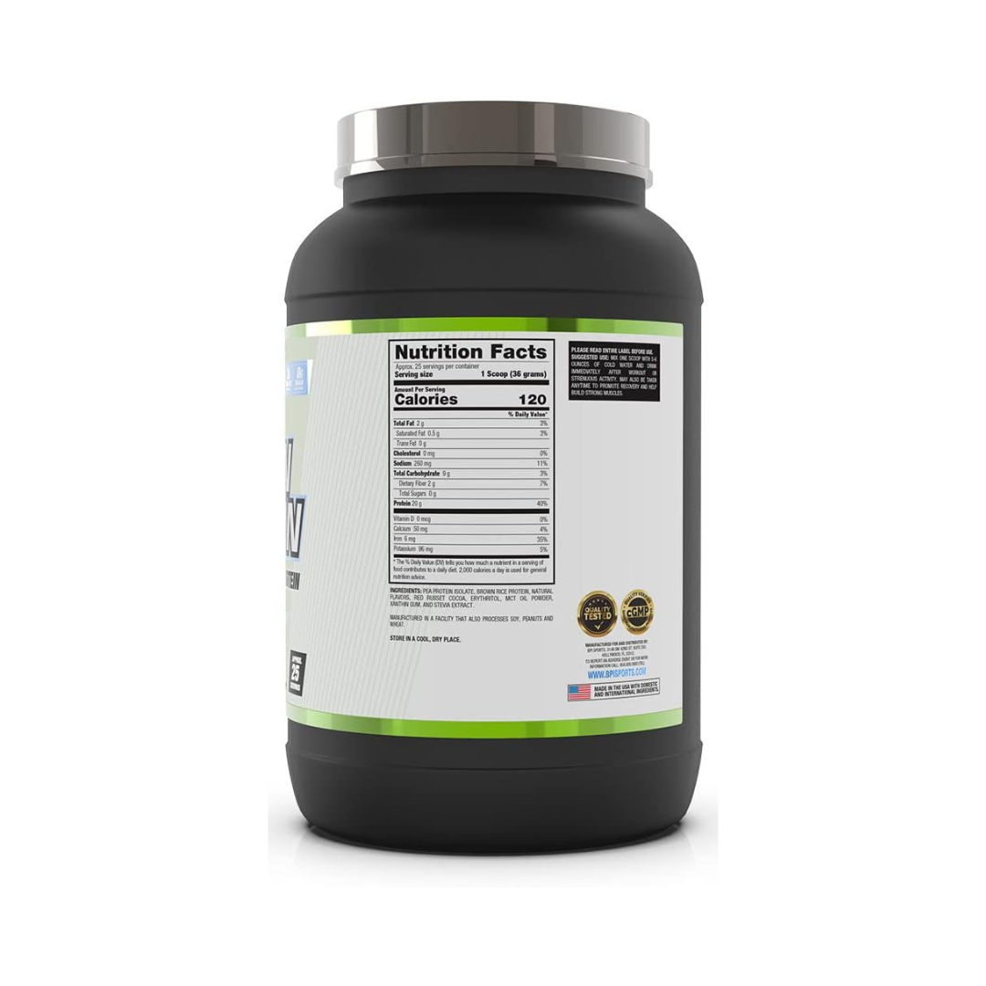 Proteína Vegana BPI - 2 lbs (25 Servidas)