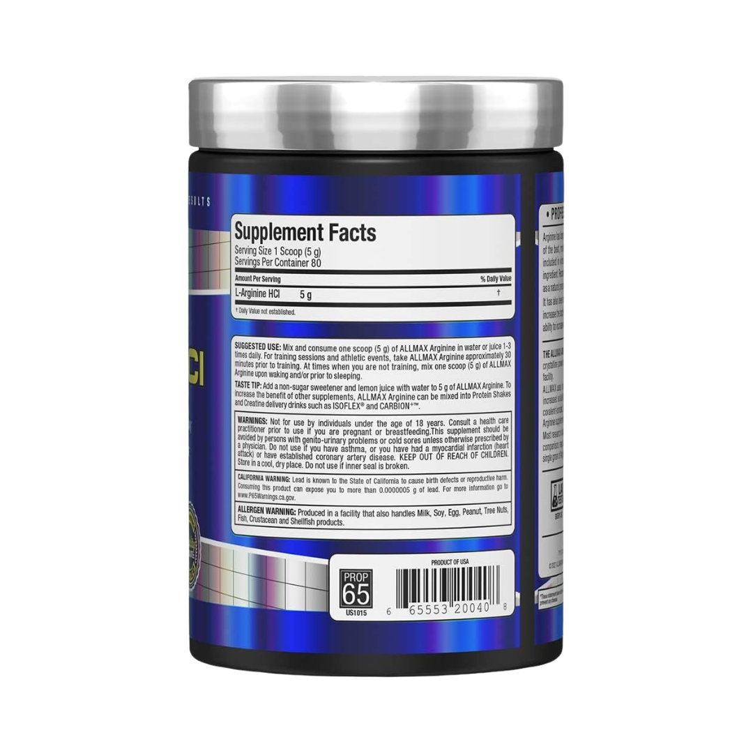AllMax Arginine HCI 400g (80 servidas)