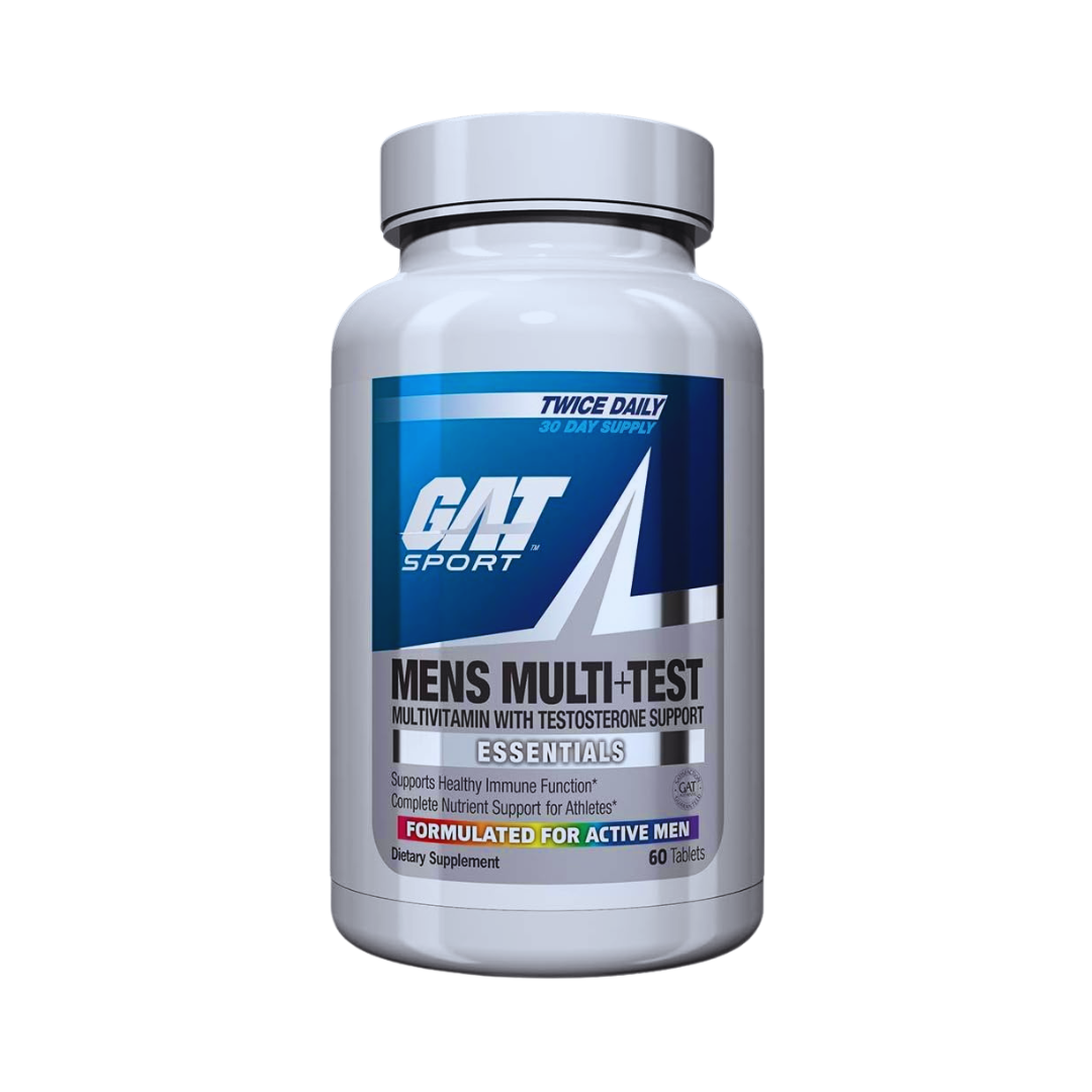GAT SPORT Multi + Test - Multivitamínico Premium para Hombres 60 Tabletas