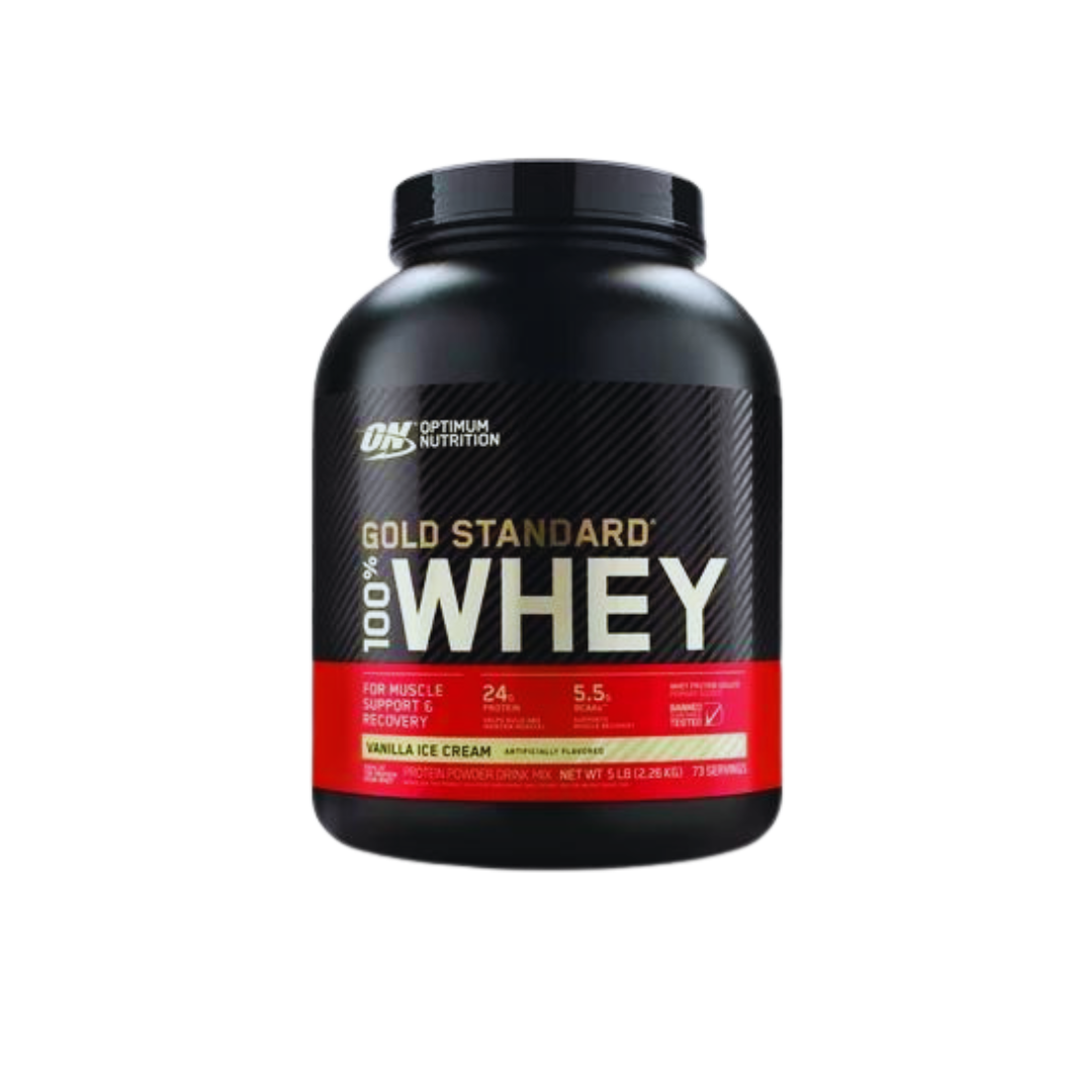 Optimum Nutrition Gold Standard 100% Whey 5Lbs (73 servidas)