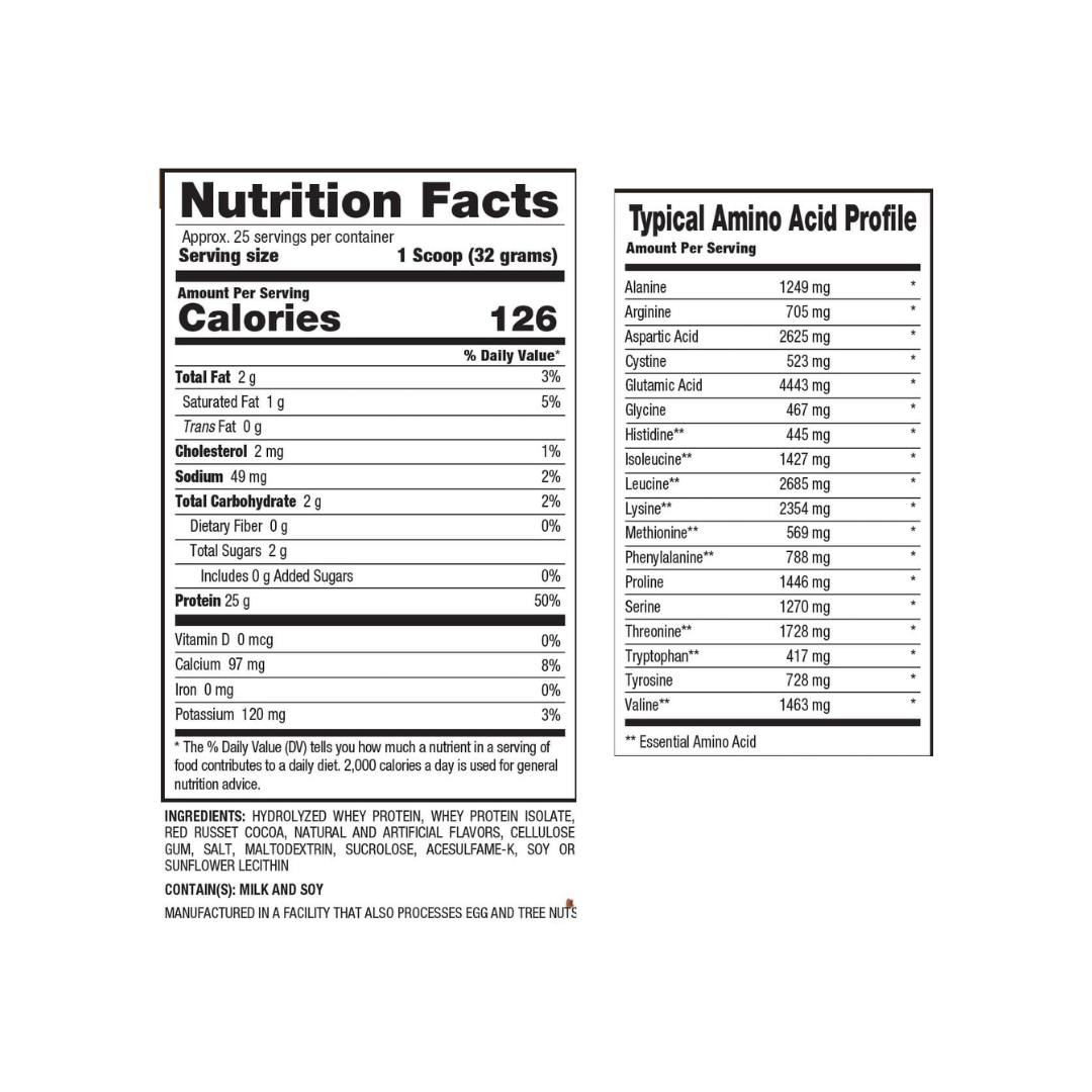 Larry Wheels Proteína en Polvo 100% isolate 1.76 lbs (25 servidas)