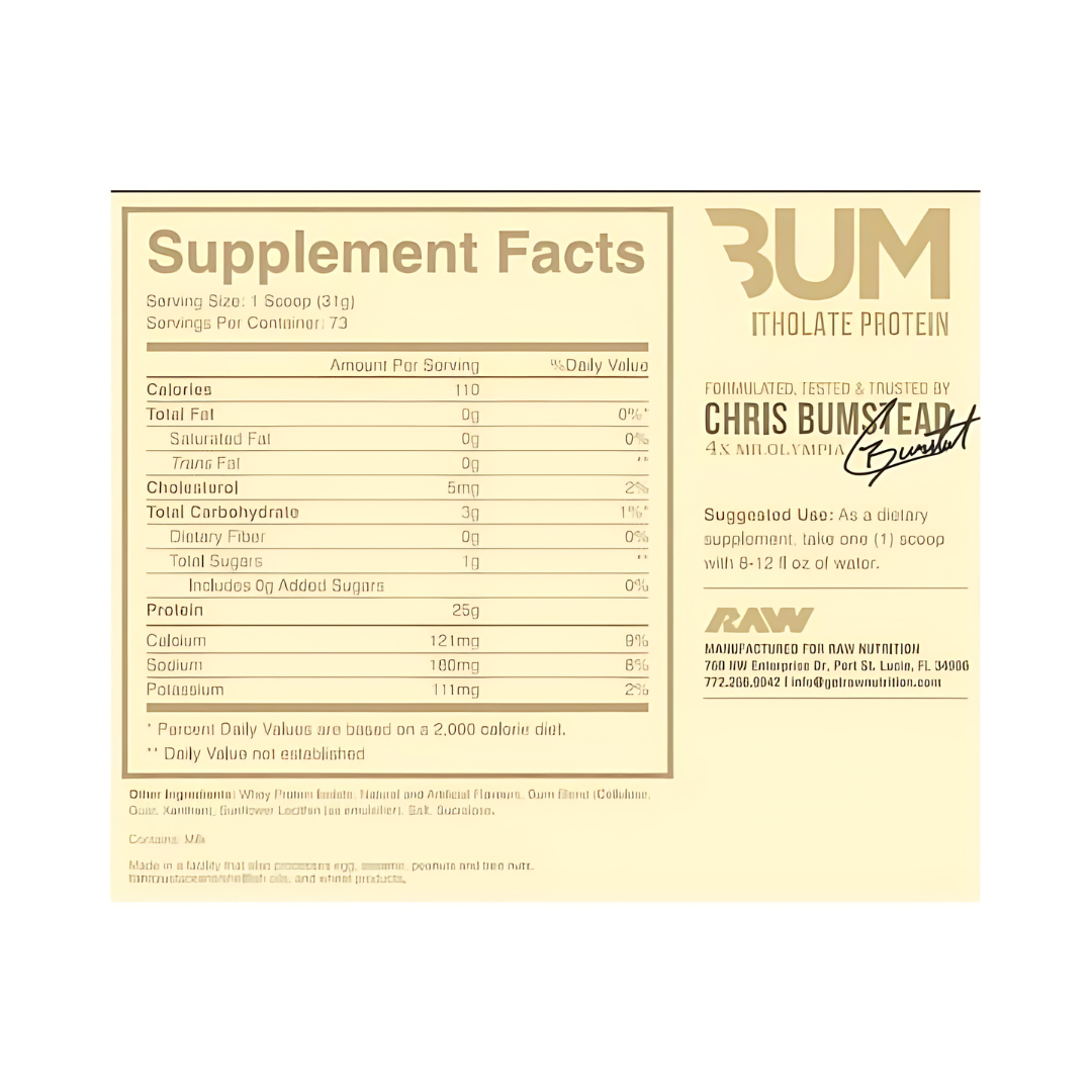 BUM Itholate 5 lbs ( 73 servidas)
