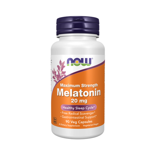 Melatonina 20 mg - 90 Cápsulas (NOW)