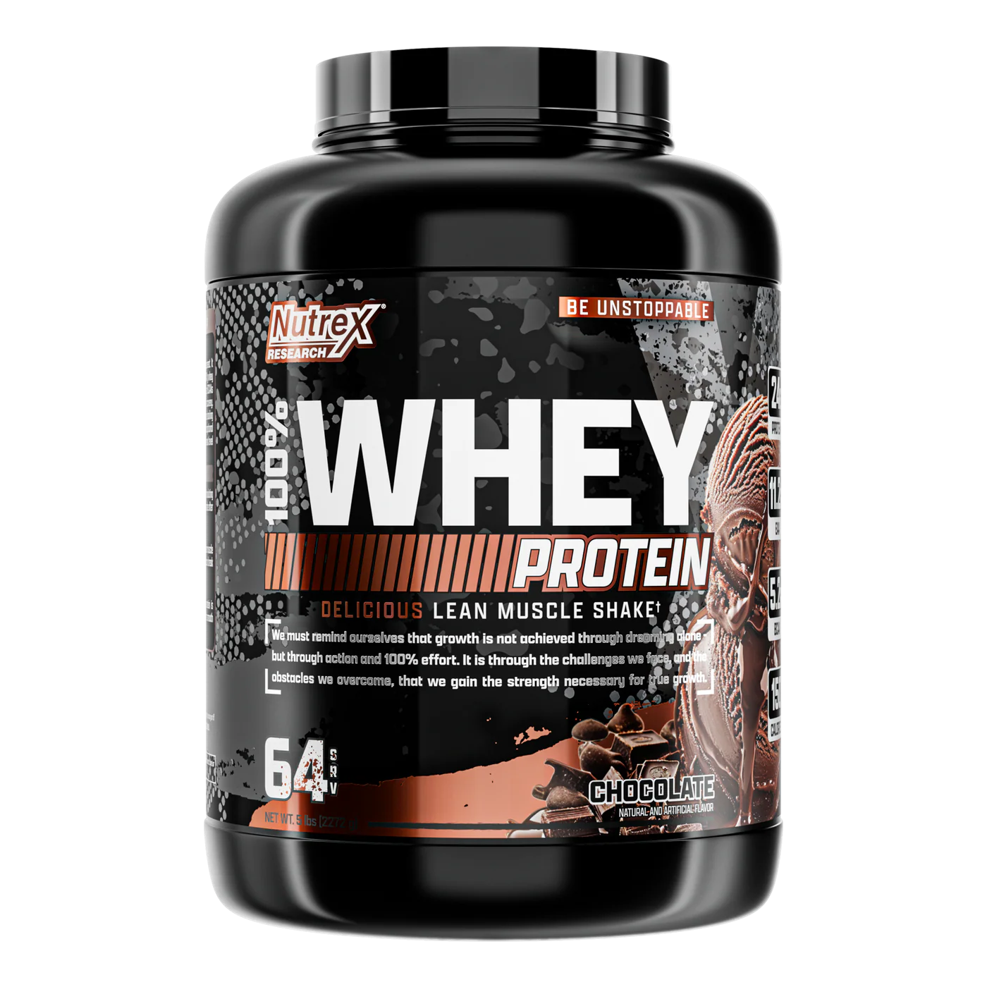 Whey Protein Nutrex 5lbs (64 servidas)