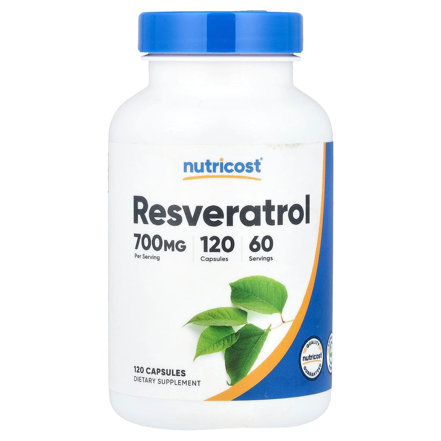 nutricost Resveratrol 700mg, 120caps, 60srv
