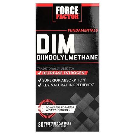 Force Factor DIM DIINDOLYLMETHANE 30caps