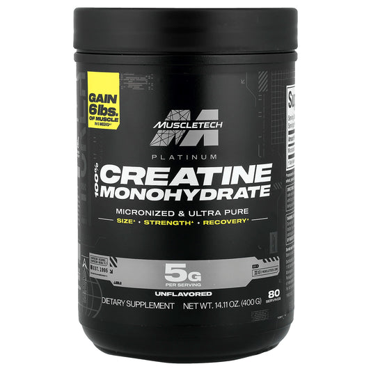 Creatina Platinum Muscletech (80 servidas)